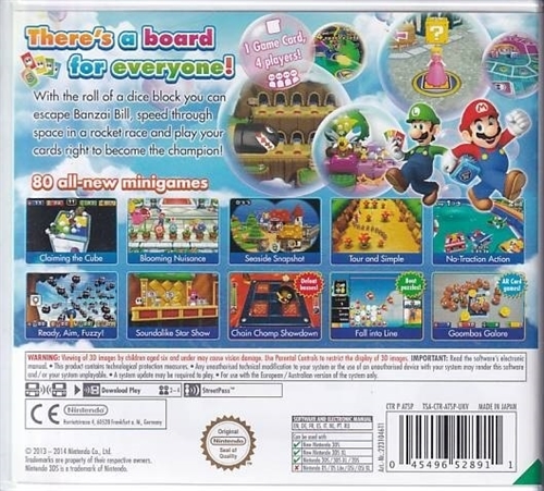 Mario Party Island Tour Nintnedo Selects - Nintendo 3DS Spil (A Grade) (Genbrug)
